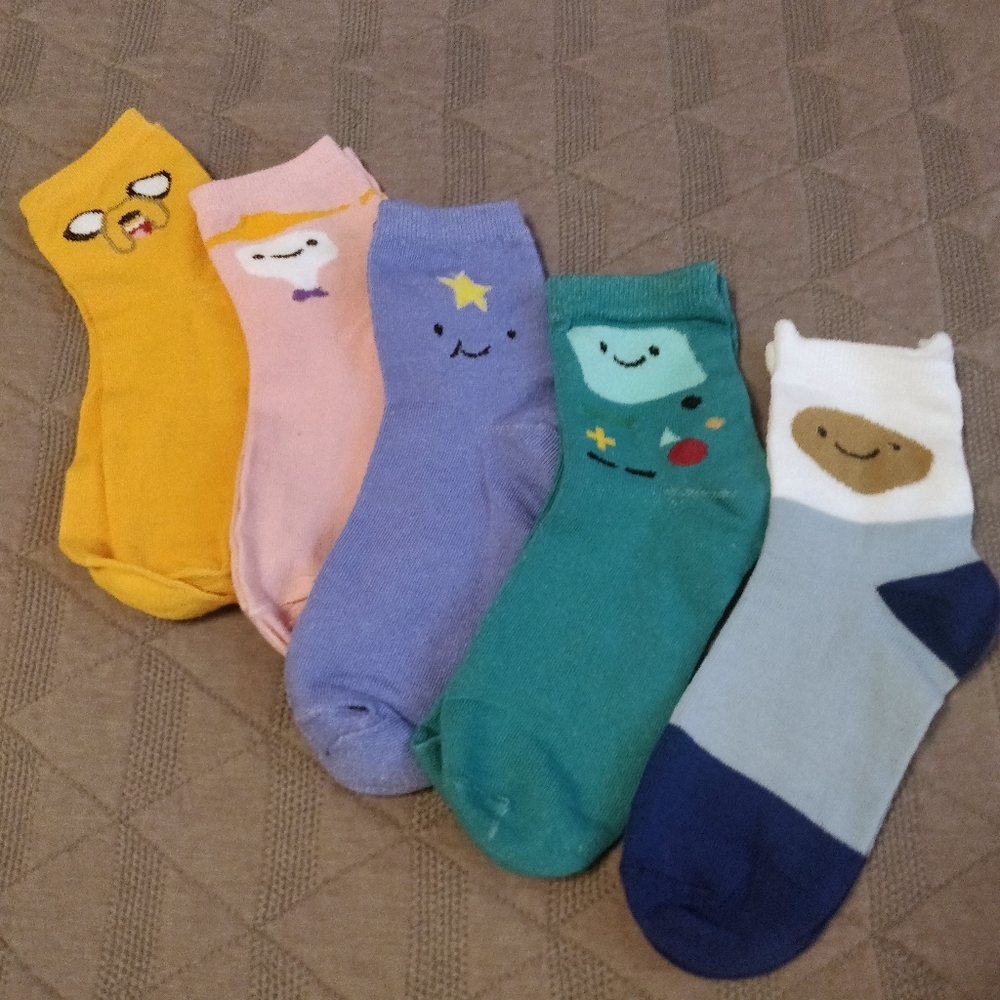 Adventure Time Socks NWOT